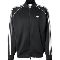 Adidas Originals Sweatjakke 'Adicolor Classics' sort / hvid