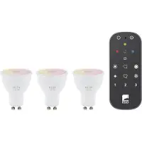 Eglo CONNECT.Z SÆT FJERNBETJENING + 3 GU10 opal SMART pærer M/FARVER(RGB) OG TUNABLE WHITE