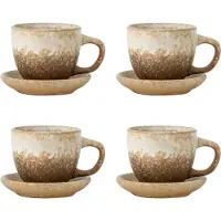 Bloomingville Brenta With Saucer Kop 4 Enheder