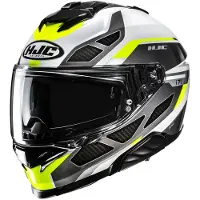 HJC i71 Zest MC3H Integralhjelm Sort/Hvid/Gul XL