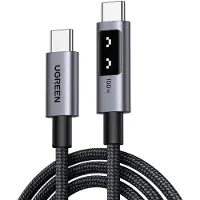 UGREEN USB-C-kabel 100 W 5 A 1 m – Grå