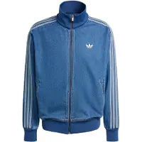 Adidas Originals Overgangsjakke 'Adicolor Firebird' blue denim / lyseblå