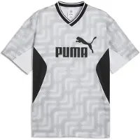 Puma Essentials Block Relaxed Football Jersey Men, Clothing, White, XL