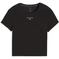 Puma x HYROX Shapeluxe Crop Tee Women, Clothing, Black, M