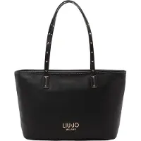 Liu Jo Liu Jotil kvinder. AA6071-E1012 Shopper taske sort (OSFA), Casual, Polyuretan