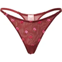 Hunkemoller String lyserød / mørkerød
