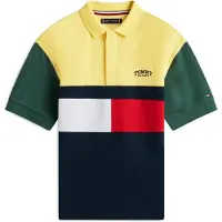 Tommy Hilfiger Shirts mørkeblå / gul / grøn / hvid