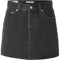 Levi's Nederdel 'Icon Skirt' black denim