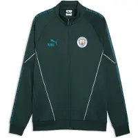 Puma Manchester City Track Jakke King Anthem - Grøn/Blå - , størrelse Medium