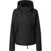 Superdry Superdrytil kvinder. W5012071A Mtn Windbreaker-jakke med hætte, sort (M), Casual, Genanvendt polister