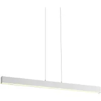 QAZQA Pendellampe hvid inkl. LED 3-trins dæmpbar 2700-4000K med dip switch - Keane