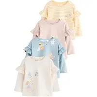 Next Bluser & t-shirts lysebeige / lyseblå / gul / lilla