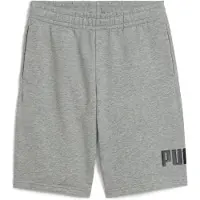 Puma ESS No. 1 Logo Shorts Youth, Age, Medium Gray Heather, 9-10Y