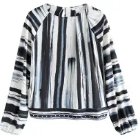 Next Bluse natblå / opal / offwhite