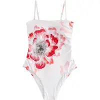 Ted Baker Badedragt gammelrosa / rød / sort / hvid
