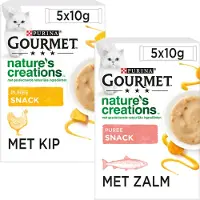 Gourmet Nature's Creations Exquisite Puree Kylling & Græskar - 10 x 10 g