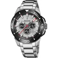 Festina Herreur F20641-1 Chrono Bike Grå/Stål Ø47 mm
