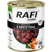 Rafi Dog Classic 12 x 800 g - Vildtkød