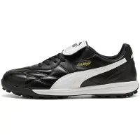Puma KING TOP TT Football Boots Unisex, Shoes, Black/White, 37.5