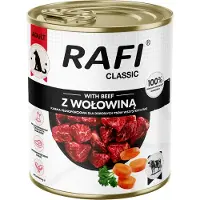 Rafi Dog Classic 12 x 800 g – Oksekød