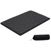 Vevor japansk tatamimåtte, foldbar japansk tatamimadras i fuld størrelse, futonmadras med opbevaringspose og fastgørelse, 9-lags gulvmåtte til soveplads, kollegieværelse, meditation, yoga, 2032 x 1372