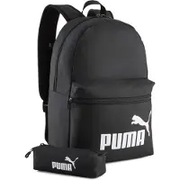 Puma Phase 20L Backpack Set, Accessories, Black, OSFA