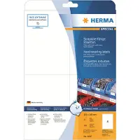 Herma Special - Mat - selv-klæbende - hvid - A6 (105 x 148 mm) 100 etikette(r) (25 ark x 4) filmmærkater