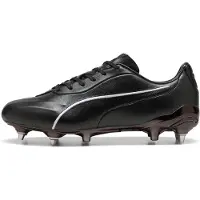 Puma KING PLATINUM MxSG Football Boots Unisex, Shoes, Black/Black/Metallic Gold, 47