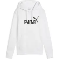 Puma ESS No. 1 Logo Hoodie Women, Clothing, White, M