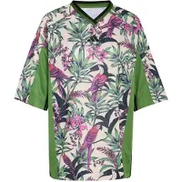 Adidas Funktionsbluse 'x FARM RIO PREMIUM' lysebeige / lysegrøn / fuchsia / sort