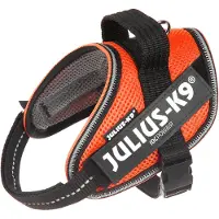 JULIUS K-9 IDC POWAIR hundesele orange - Str. L/1: brystomfang 63 - 85 cm