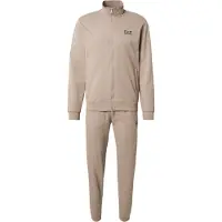 EA7 EA7til mænd. 8NPV60_PJVRZ Træningsdragt Core Identity beige (S), Casual, Sport, Bomuld, Lange ærmer