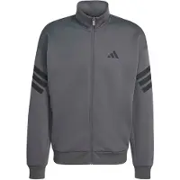 Adidas Sportssweatjakke mørkegrå / sort