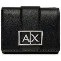 Giorgio Armani A|X Armani Exchangetil kvinder. XW000360AF12039UC001 Lille tegnebog Asv sort (OSFA), Casual, Polyester