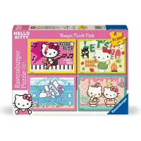 Ravensburger 2D-puslespil til børn: Hello Kitty sæt med 4 x 100 brikker