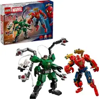 LEGO Marvel - Mech-kamp: Spider-Man Mod Doc Ock 76338 - 315 Del - - OneSize - Klodser