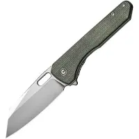 CIVIVI Nugz Linerlock Grn Micarta