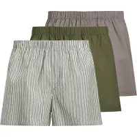 Jack & Jones Boksershorts 'Milano' taupe / oliven / mørkegrøn