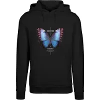 Mister tee Sweatshirt 'Become The Change' azur / brombær / sort / hvid