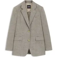 BOSS Regular fit blazer i uldblanding