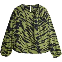 Next Bluse oliven / sort