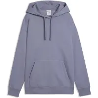 Puma Essentials Fleece Hoodie Women, Clothing, Gray Sky, L