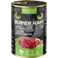 Rafi Økonomipakke Cat Super 24 x 400 g - Vildt- og kyllingehjerter