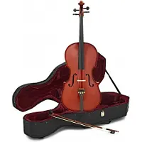 Gear4Music Student Plus 1/2 Størrelses Cello med Kuffert fra
