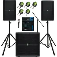 Mackie Thump215XT Complete PA System Bundle