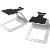 Kanto Audio Kanto SE2 Elevated Desktop Speaker Stands (Small) White