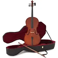 Gear4Music Elevcello i Fuld Størrelse med Kuffert fra