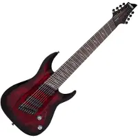 Schecter Omen Elite-8 MS Black Cherry Burst