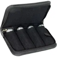 Protec L221 Small Brass Quad Mouthpiece Pouch Leather