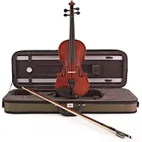 Westbury Intermediate Antiqued Violin Outfit Full Size and Accessories Bundle